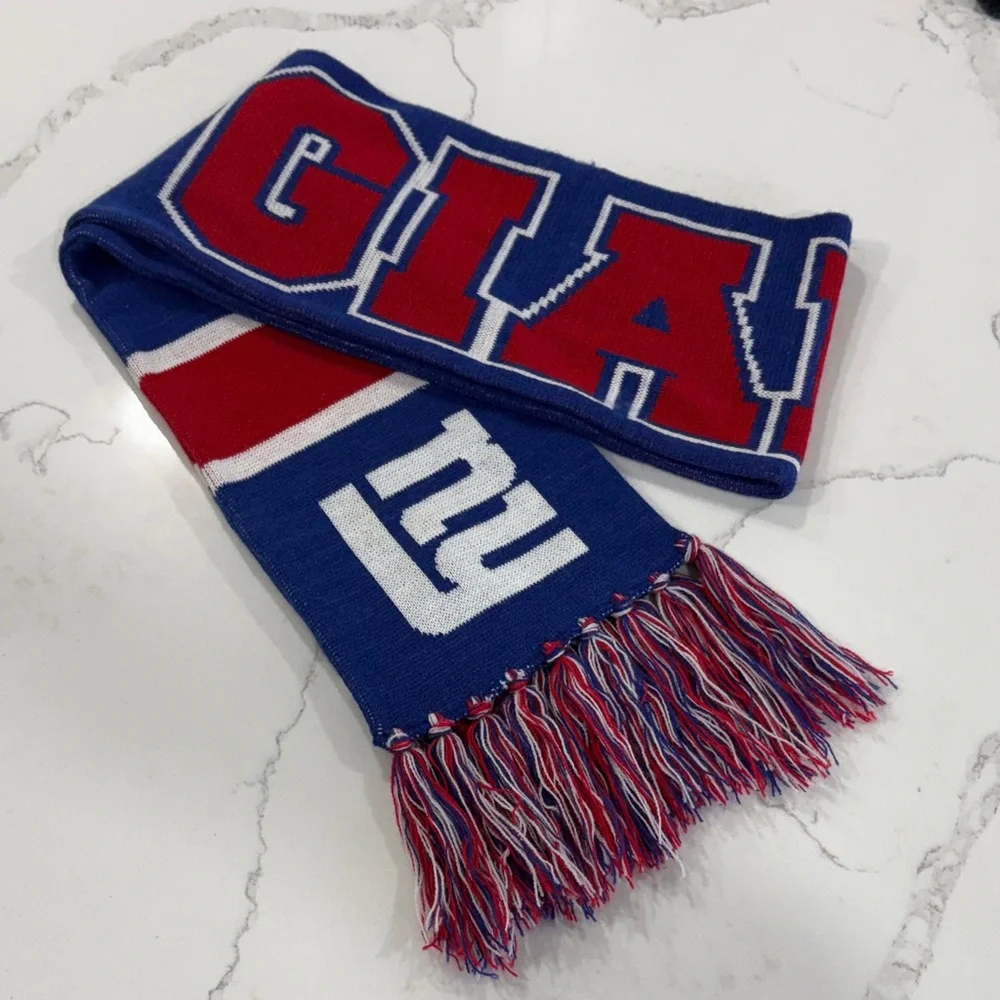 NFL Team Men's NY Giants Winter Scarf & More!